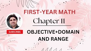 11th Class Math  Chapter 11 Objective  Domain and Range [upl. by Nies]