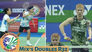 RivaldyMentari vs ChenToh  INDIA Open 2024 R32 IndiaOpen2024 bwfworldtour badminton [upl. by Mandle]