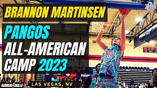 BRANNON MARTINSEN Class of 2026 at the Pangos AllAmerican Camp in Las Vegas June 57 2023 🏀🚀💯 [upl. by Durware]