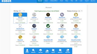 Comment miner du bitcoindogecoinlitecoin sur eobot com 2 [upl. by Noreg98]