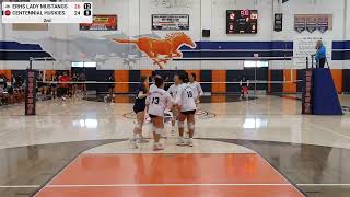 ERHS Lady Mustangs JV vs Centennial HS Huskies BIG VIII  Set 2 [upl. by Dwain212]