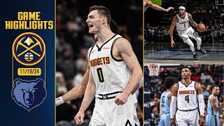 Denver Nuggets vs Memphis Grizzlies Full Game Highlights 📺  111924 [upl. by Kirshbaum586]