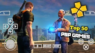 Top 50 PSP Games For Android PPSSPP  All Time Best Part2 [upl. by Misak]