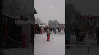 Mittelalterlicher Weihnachtsmarkt auf der Burg Ronneburg 1 10122017 [upl. by Madra]