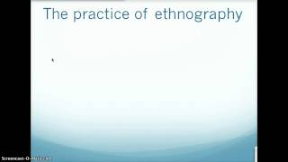 Introduction to Ethnographic Methods [upl. by Vaientina]