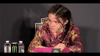 Claudia Gadelha on Rivalry with Joanna Jedrzejczyk No Its Not Done Never [upl. by Boland]