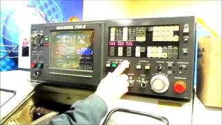 Mazak QT8 Sp CNC Turning Center WMazatrol T322 Controls Underpower Year 1993 [upl. by Ryley]