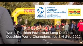 Highlights World Triathlon Powerman Zofingen Long Distance Duathlon World Championships 3 4 Sep 22 [upl. by Orit]