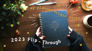 My Planner Origin Story  Fringe Planner  2023 Flip Through [upl. by Airehs]