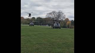 Blackhawk Helicopters landing in field [upl. by Prichard]