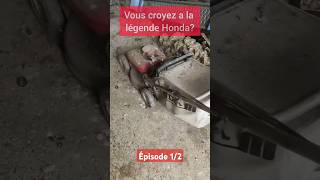 il paraît que honda a lépoque cétait increvable on vérifie sur cette tondeuse [upl. by Ailhad]