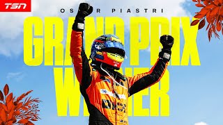 OSCAR PIASTRI WINS HIS 1ST RACE IN FORMULA 1 [upl. by Eelirol]