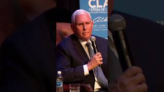 quotI could never vote for Kamala Harris” Former Vice President Mike Pence responds to MTSU student [upl. by Gilly950]