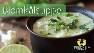 Ukens oppskrift Blomkålsuppe [upl. by Niamert]