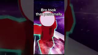 Bro took that personally roblox panheadsforever kj thestrongestbattlegrounds tsb [upl. by Ydnat469]