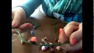 Tutorial corona de flores  DIY [upl. by Selym]