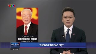 Tổ chức tang lễ Tổng Bí thư Nguyễn Phú Trọng với nghi thức Quốc tang  VTV4 [upl. by Munsey973]