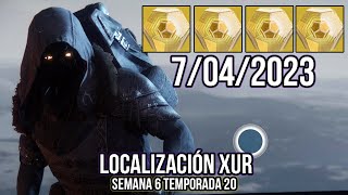 Localización XUR 7042023 semana 6  Destiny 2 Eclipse Temporada 20 [upl. by Pepe]