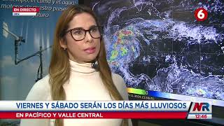 Viernes y sábado tendrán mayor impacto por influencia de Tormenta Tropical Sara [upl. by Jamieson]