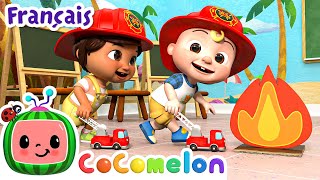 La chanson des pompiers  CoComelon en Français  Chansons pour bébés [upl. by Sallyann559]