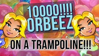 10000 ORBEEZ ON THE TRAMPOLINE [upl. by Suez]