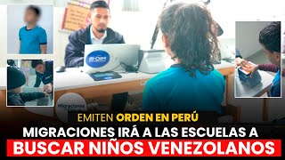 Migraciones dará un carnet de extranjería a los menores de edad venezolanos en Perú sin CPP [upl. by Bora118]