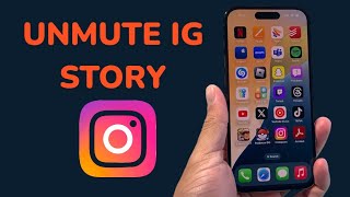 How To Unmute Someone’s Story on Instagram [upl. by Wynny]