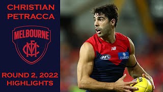 Christian Petracca  Round 2 2022  Highlights [upl. by Danie]