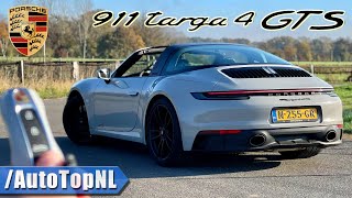 PORSCHE 911 992 Targa 4 GTS  REVIEW on AUTOBAHN by AutoTopNL [upl. by Esoj]