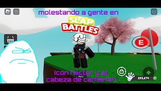 molestando a personas en slap battles [upl. by Hanafee]