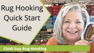 Rug Hooking  Get Started QUICK [upl. by Myrtice404]