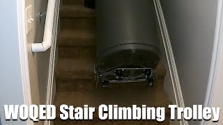 WOQED Stair Climbing Cart Dolly Trolley Assembly and Tutorial [upl. by Eedyaj]