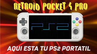 ✔ RETROID POCKET 4 PRO 🤜 Tu PS2 Portátil está aquí 🤯  GUIA Emulador NetherSX2 👌 [upl. by Yur23]