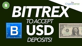 Bittrex To Accept USD 💰 Deposits Plus 5th Feb Market Analysis [upl. by Norek]