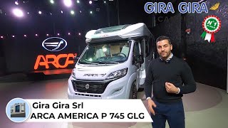 Camper Arca America p 745 glg il mito che ritorna da giragirasrl maxi garage con gemelli [upl. by Ahseka259]