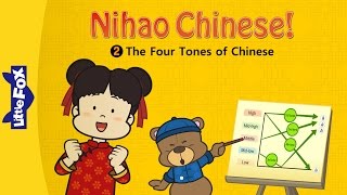 Nihao Chinese 2 The Four Tones of Chinese  Chinese Pinyin  Chinese  By Little Fox [upl. by Ashti]