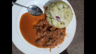 Mashed Potatoes with MatumboTripePotatoes [upl. by Mccormac]