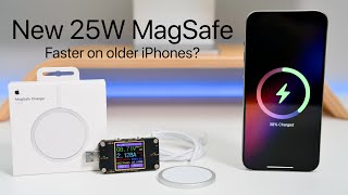 New MagSafe 25W Charger  Faster Than Expected on Old iPhone [upl. by Catlee]