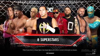 FBT Combate 7  BRET HART CHAVO GUERRERO MR KENNEDY MATT HARDY THE MIZ OWENS BREAKER SIN CARA [upl. by Sleinad]