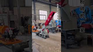 Part 30 Wood chipper 800 waste wood slicer processing wood diameter [upl. by Nanaj]