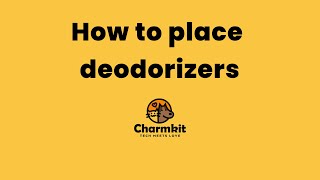 How to Place Deodorizers in Charmkit Cat Litter Box [upl. by Airotel511]