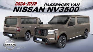 NISSAN NV3500 PASSANGER VAN 20242025 REDESIGN  Digimods DESIGN [upl. by Valentino]