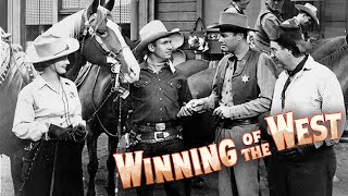 Winning Of The West 1953  Full Movie  Gene Autry  Champion  Gail Davis  Richard Crane [upl. by Chemaram]