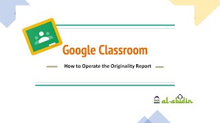 Google Classroom  How to Operate Originality Report [upl. by Devinna]