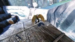 GW2 Golden Feather Wings Backpack Shininess [upl. by Erinna]