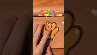 Hand  Satisfying acrylic painting art drawing shorts howtodraw trendingcolors creative [upl. by Akinhoj]