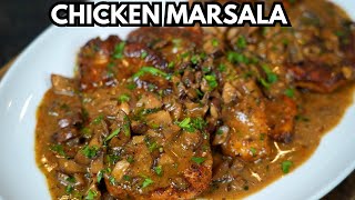 This Is My Favorite 30 Minute Meal of All Time  Chicken Marsala Recipe [upl. by Euqinor]