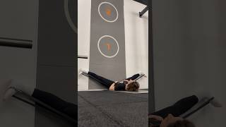 Banded Lying Wall Split stretching frontsplit pancake [upl. by Regnij]