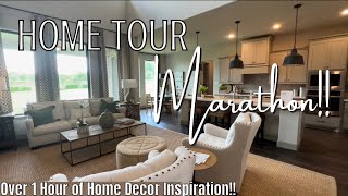 Home Tour MARATHON  Over 1 Hour of Summer Home Decor Inspiration [upl. by Johnath]