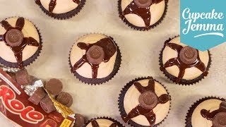 How to Make Tasty Rolo Cupcakes  Cupcake Jemma [upl. by Willette]